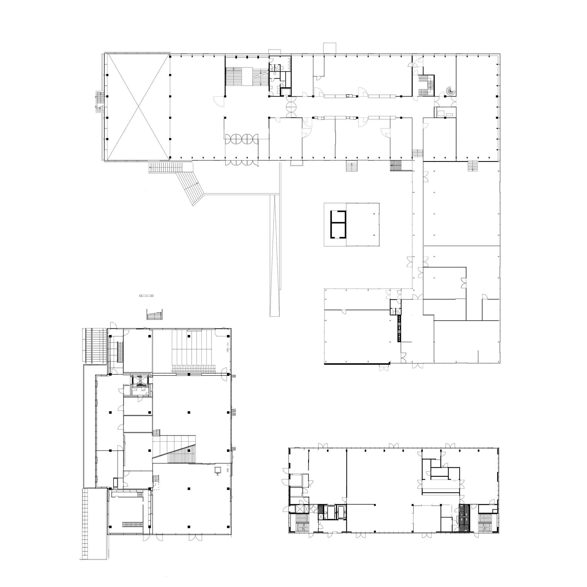 Floorplan of the Gerrit Rietveld Academie.